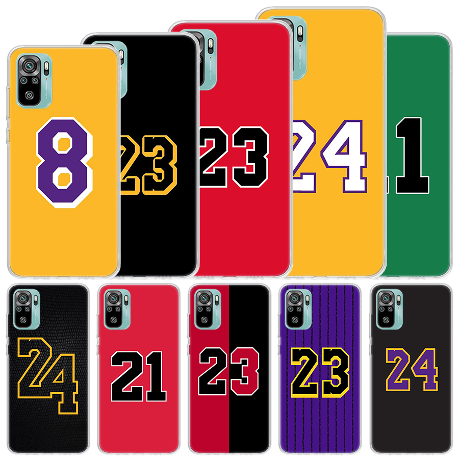 Phone Cases Jordan - Basketbal 23 24 Nummer Soft Case