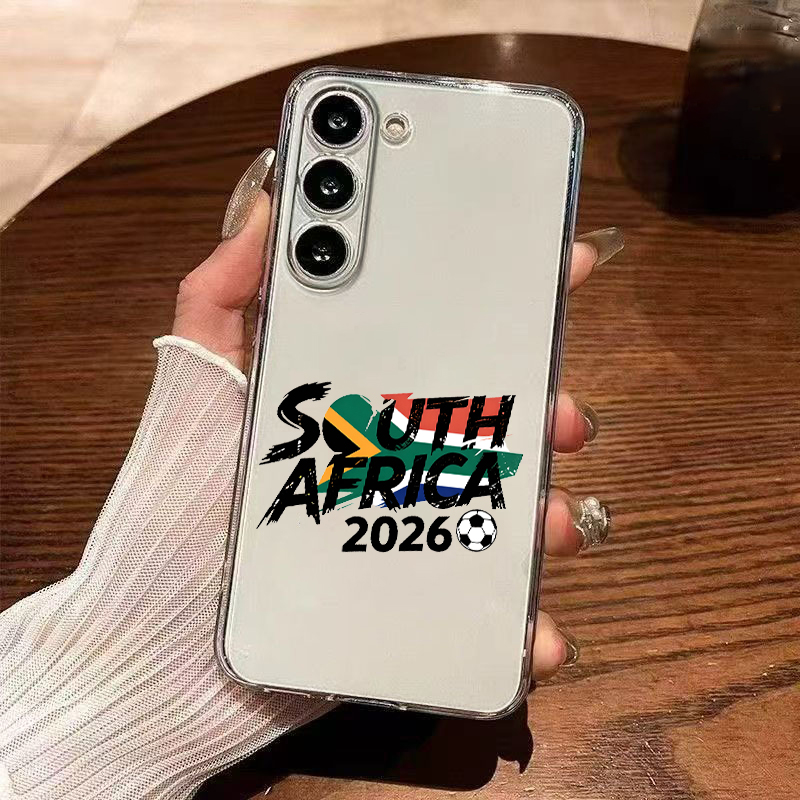 Phone Cases South Africa - België 2026 Kampioen Zuid-Afrika Transparante Telefoonhoes