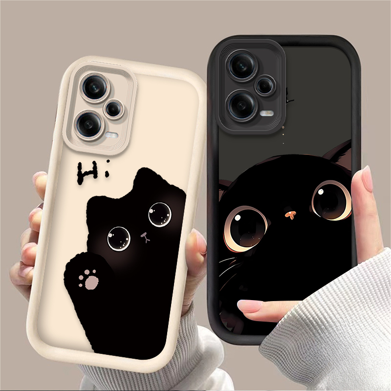 Phone Cases Redmi - Mooie Big Eyed Cat telefoonhoes voor