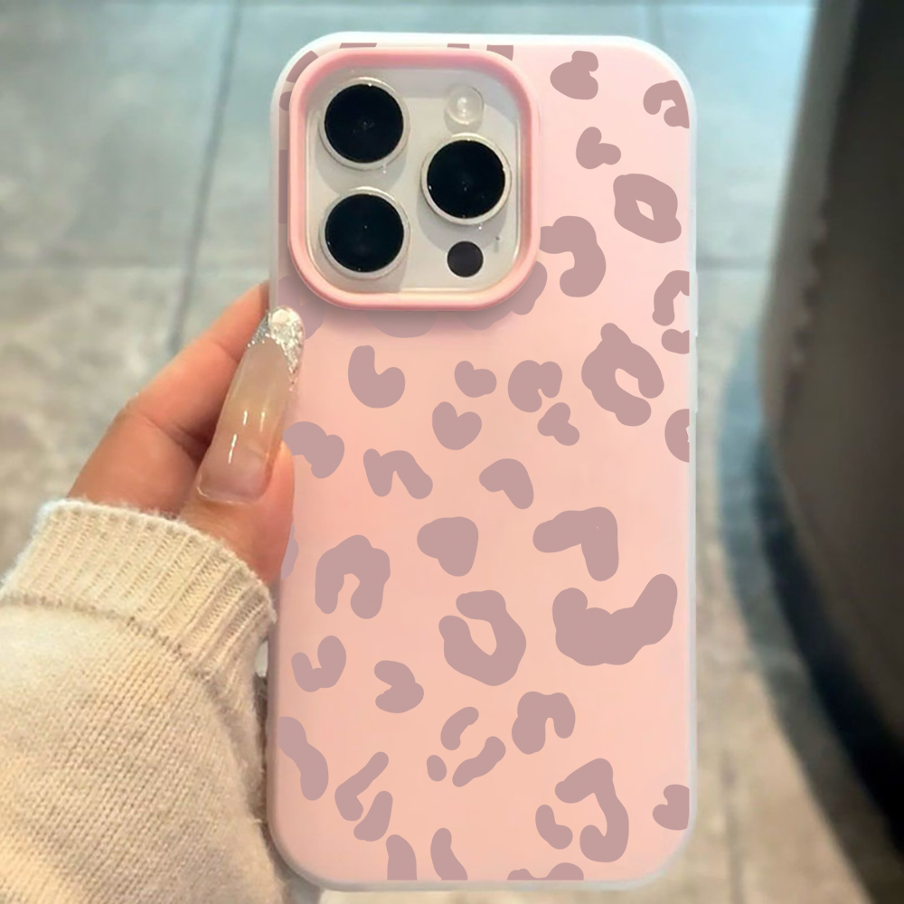 Phone Cases Leopard Print - Leoprint Candy Kleur Siliconen Telefoonhoesje voor