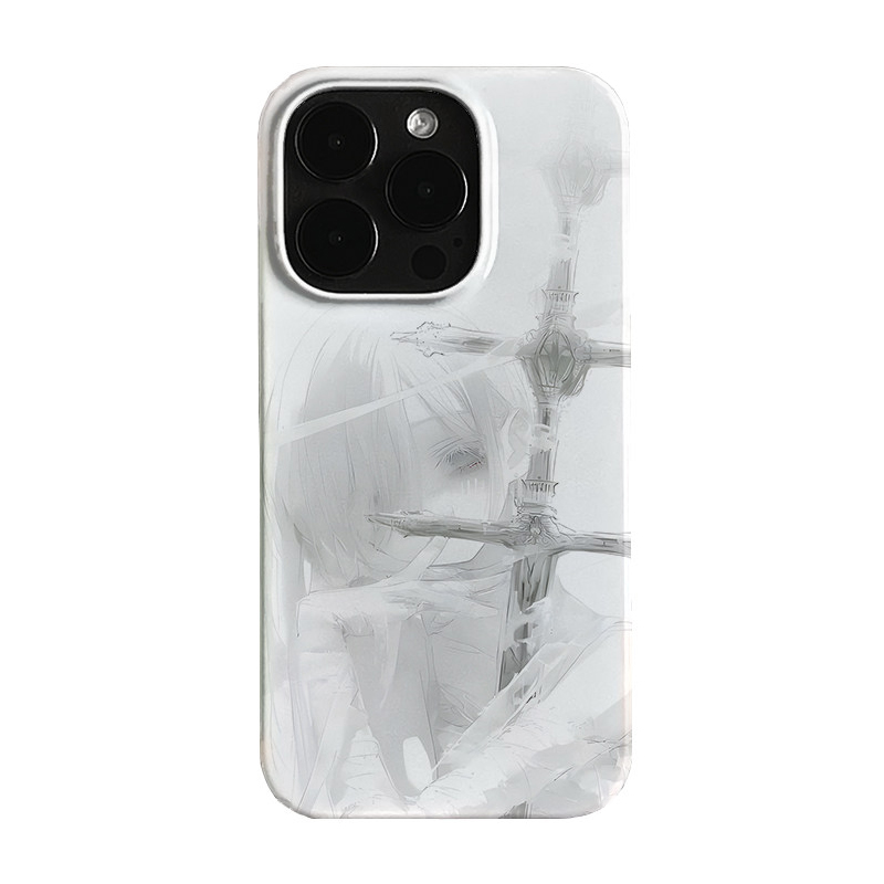 Phone Cases Girly - Mooie Anime Meisje Zwaard Coole Jelly