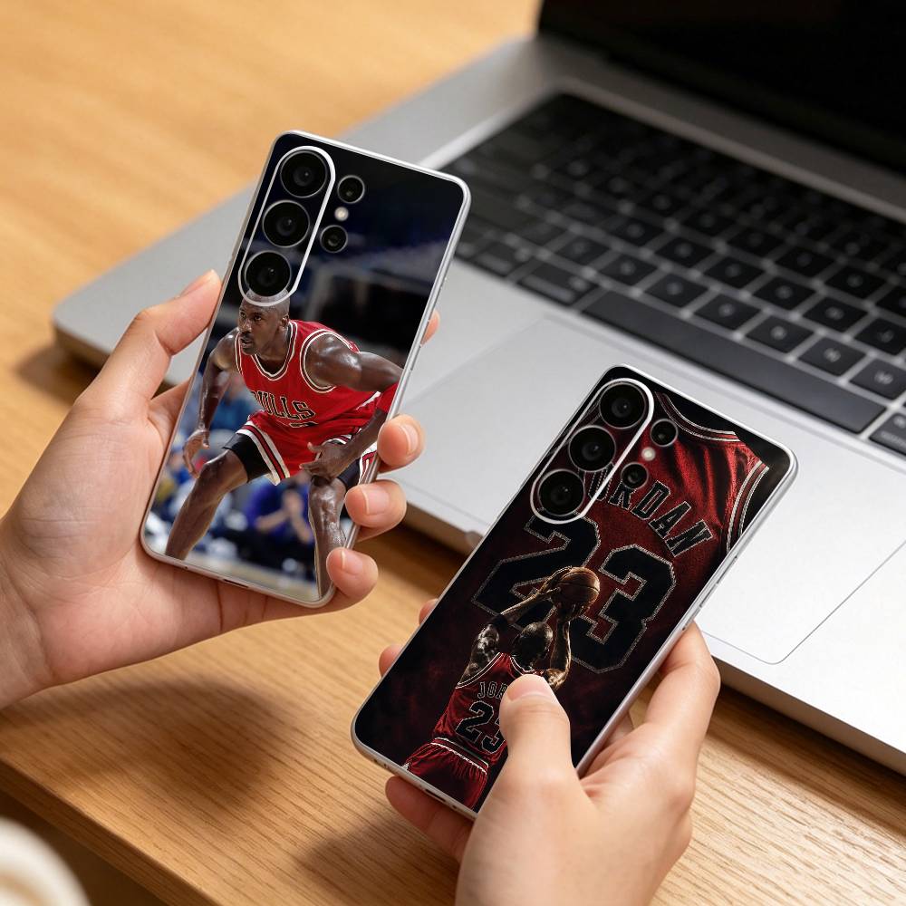 Phone Cases Jordan - God of Basketball Michael J-Jordan Transparante