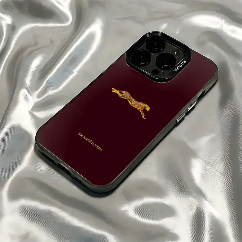 Phone Cases Leopard Print - Minimalistisch luipaard telefoonhoesje voor iPhone 17