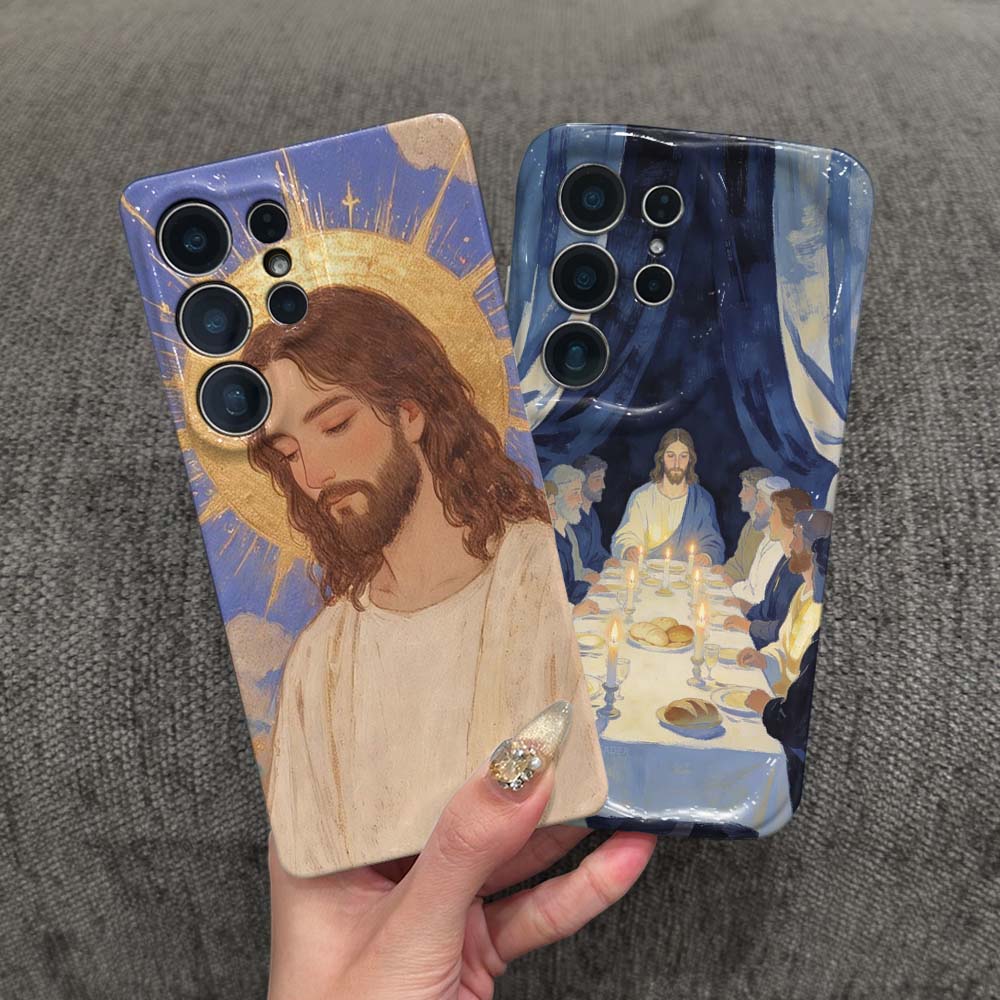Phone Cases Jesus - Laatste Avondmaal Jezus Print Cover voor