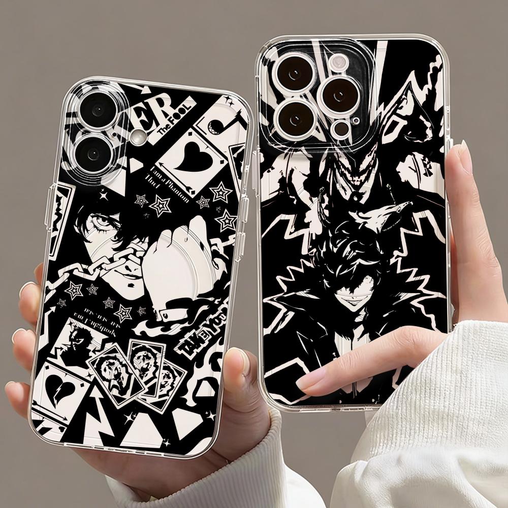 Phone Cases Iphone 16 Pro Max - Game P-Persona 5 Telefoonhoesje Magnetische Transparante