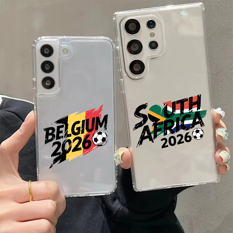 Phone Cases South Africa - België 2026 Kampioen Zuid-Afrika Transparante hoes