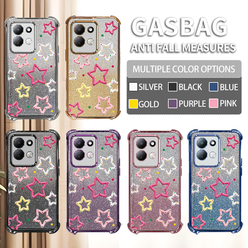 Glitter Plating Cover voor Xia - Glitter Shockproof Case recensie en prijs