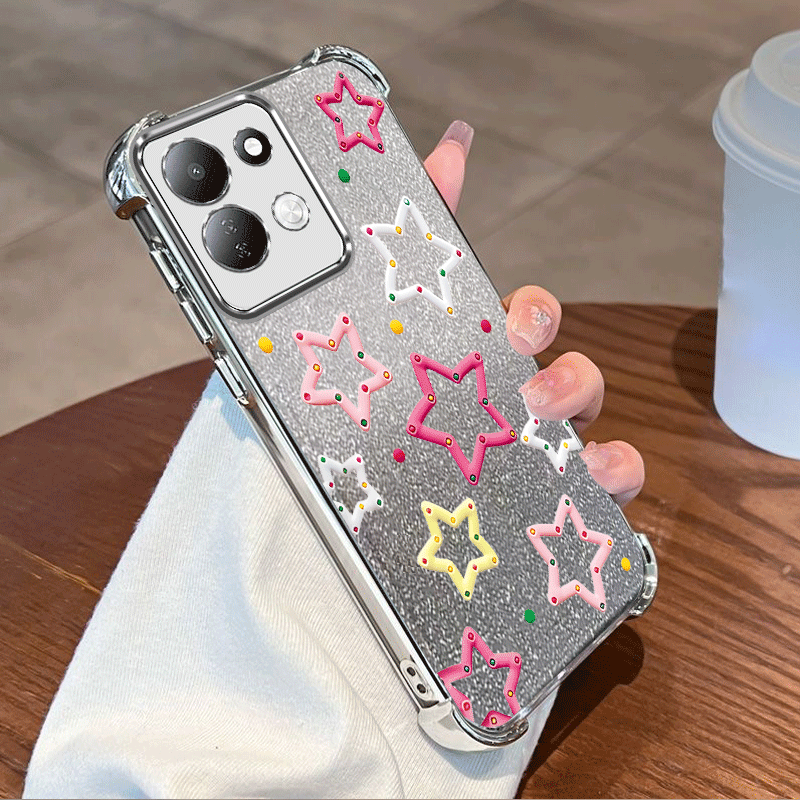 Glitter Plating Cover voor Xia - Glitter Shockproof Case recensie en prijs