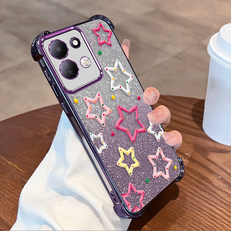 Glitter Plating Cover voor Xia - Glitter Shockproof Case recensie en prijs
