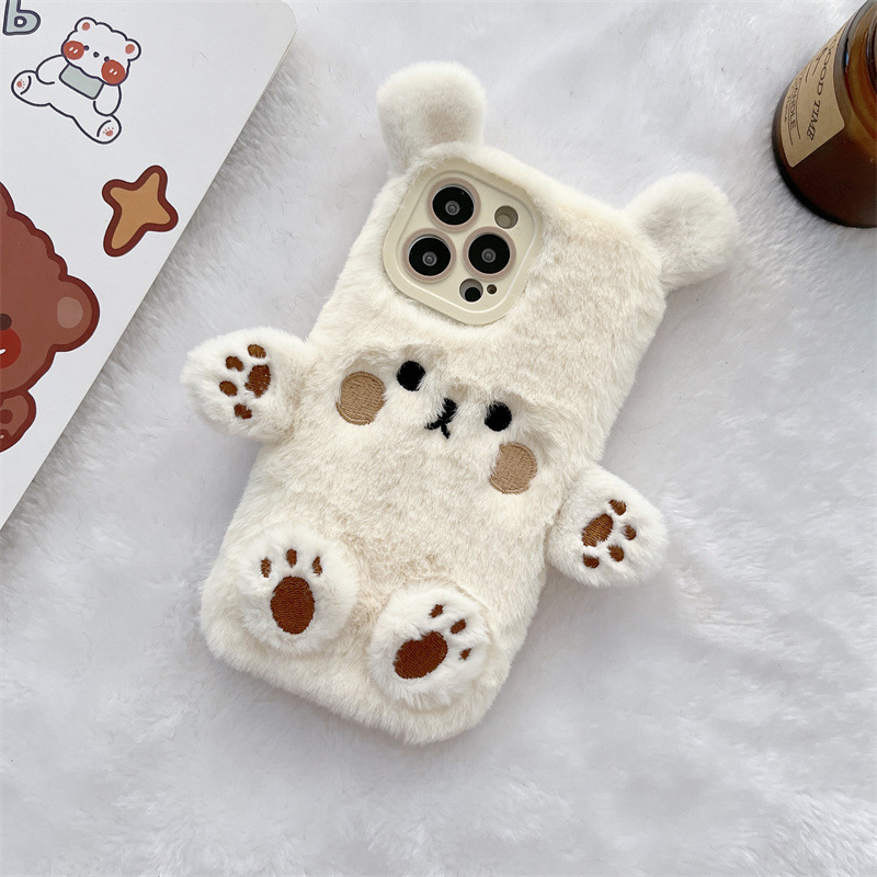 Koreaanse 3D Cartoon Beer Pluc - Phone Cases Iphone 16 Pro Max recensie en prijs