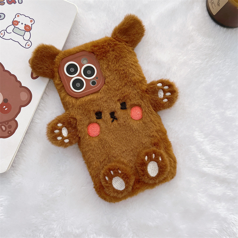Koreaanse 3D Cartoon Beer Pluc - Phone Cases Iphone 16 Pro Max recensie en prijs