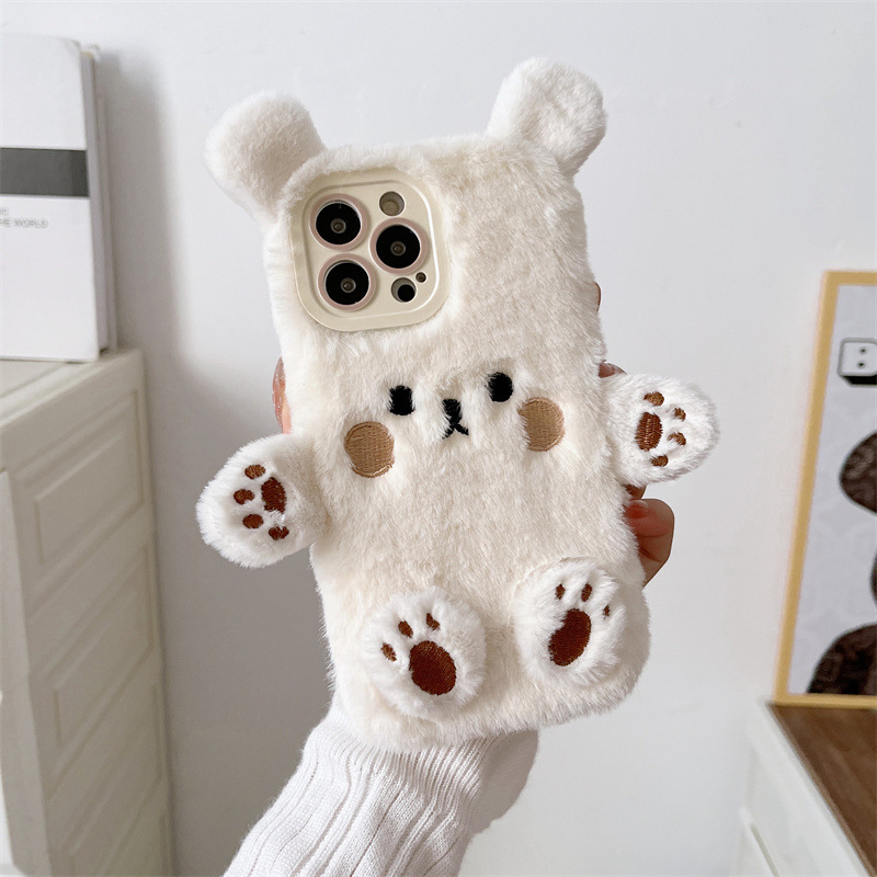 Koreaanse 3D Cartoon Beer Pluc - Phone Cases Iphone 16 Pro Max recensie en prijs