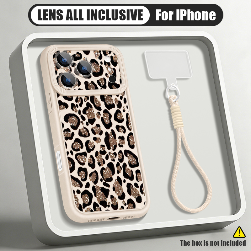 Bruin luipaardprint telefoonho - Phone Cases With Straps recensie en prijs