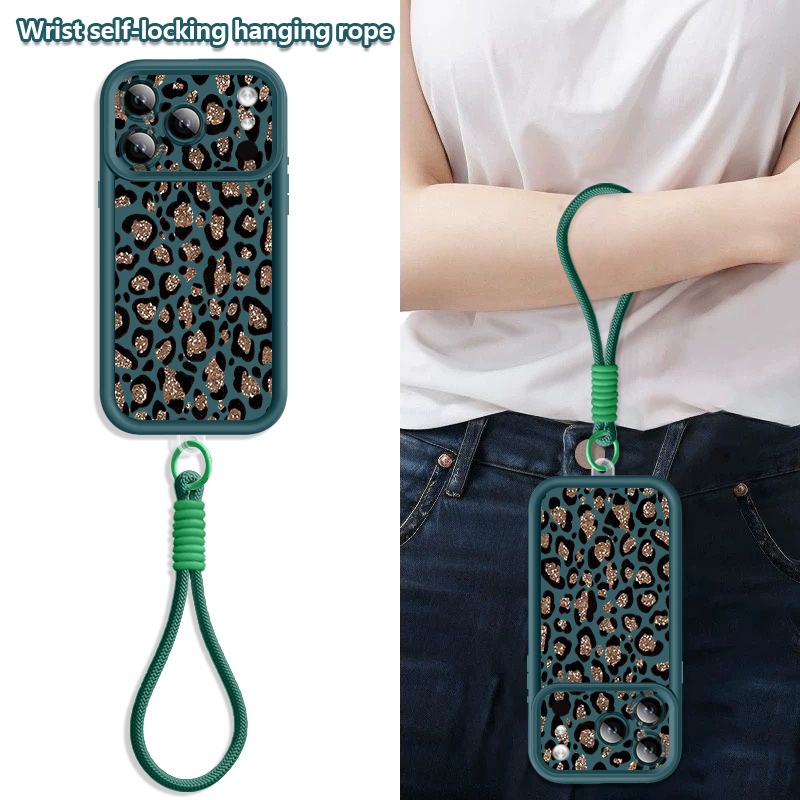 Bruin luipaardprint telefoonho - Phone Cases With Straps recensie en prijs
