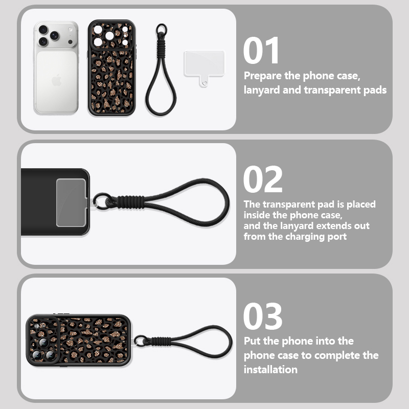Bruin luipaardprint telefoonho - Phone Cases With Straps recensie en prijs