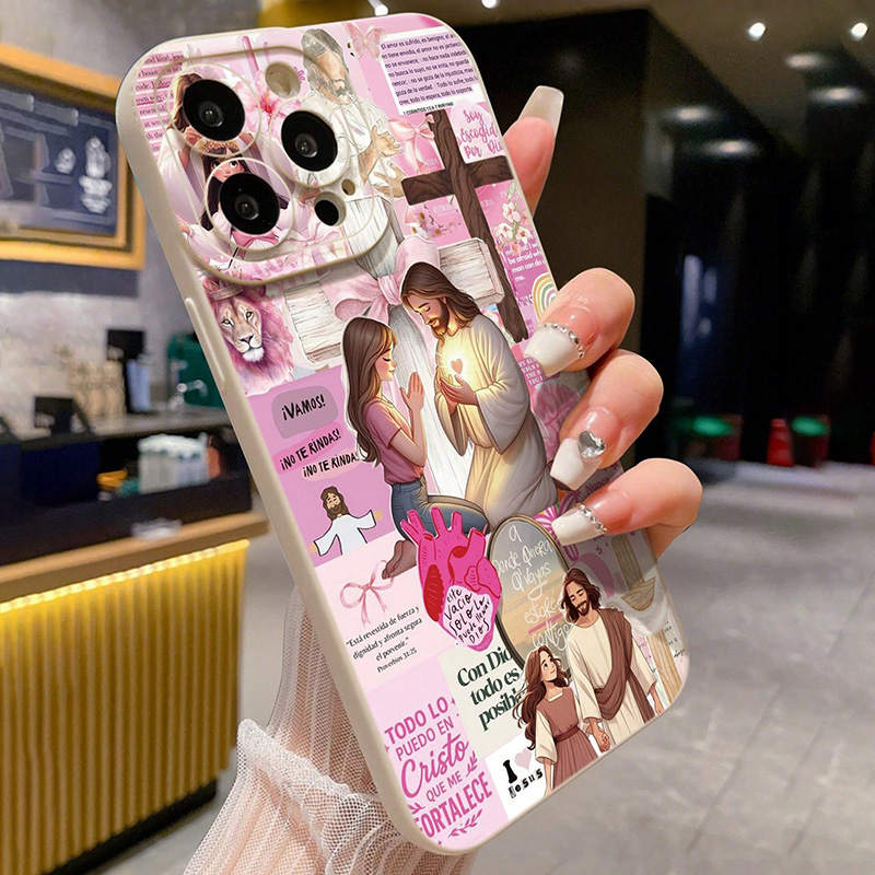 Religieuze kleurrijke beschild - Phone Cases Jesus recensie en prijs