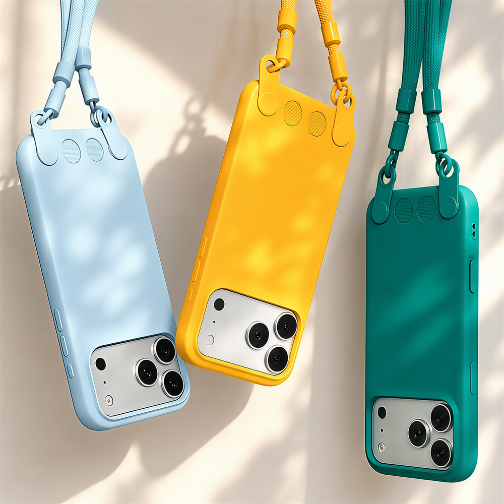 Crossbody Lanyard Matte Liquid - Silicone Liquid Case recensie en prijs