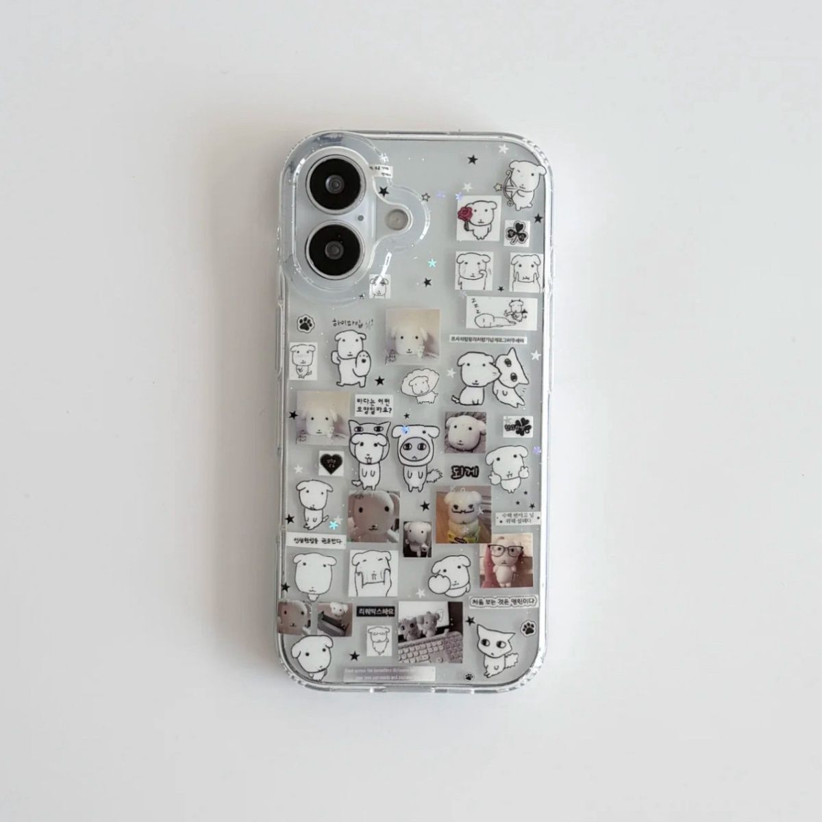 Kawaii Puppy Illustratie Glitt - Glitter Shockproof Case recensie en prijs