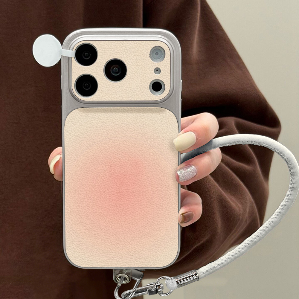 Litchi-patroon telefoonhoesje  - Phone Cases With Straps recensie en prijs
