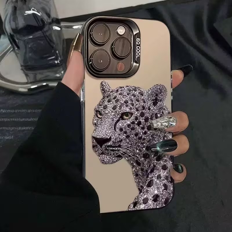 IMD Holografische Zilveren Tel - Phone Cases Leopard Print recensie en prijs