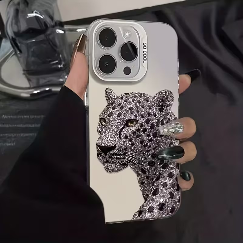 IMD Holografische Zilveren Tel - Phone Cases Leopard Print recensie en prijs