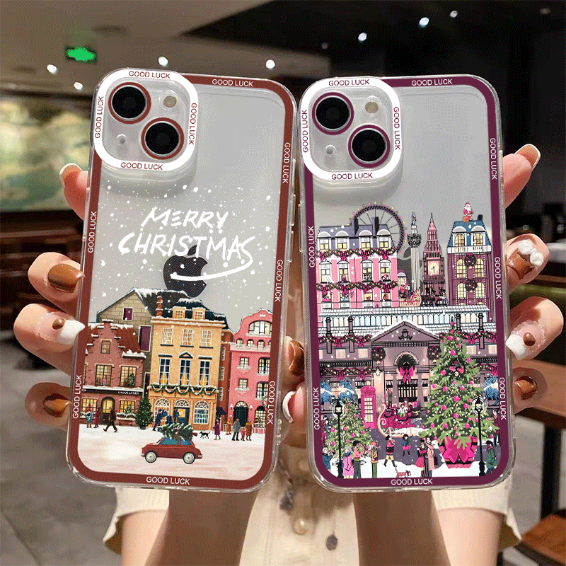Winter Nieuwjaar Kerst Straat  - Phone Cases Redmi recensie en prijs