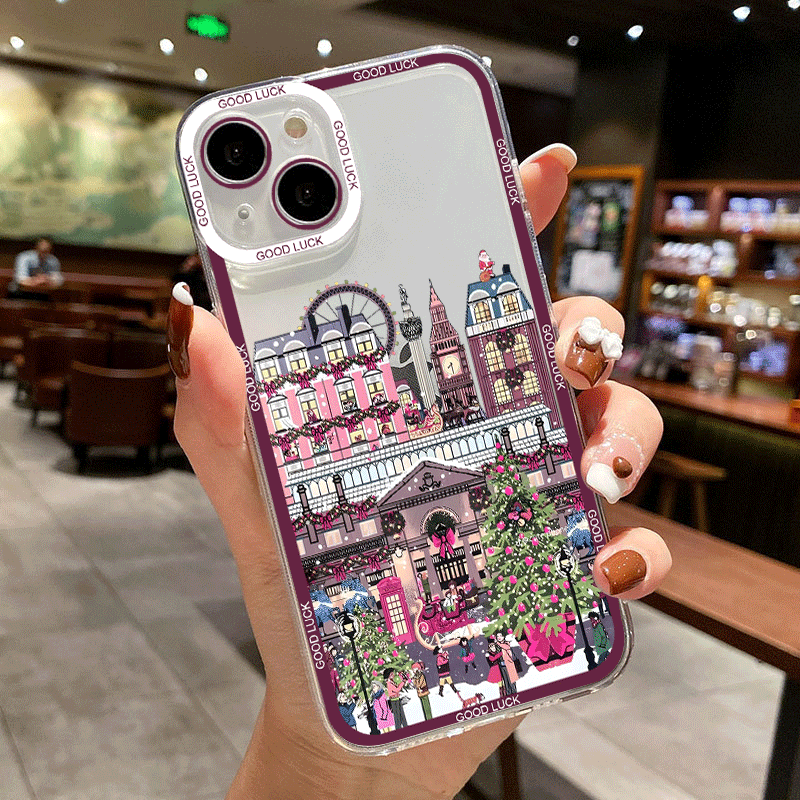 Winter Nieuwjaar Kerst Straat  - Phone Cases Redmi recensie en prijs