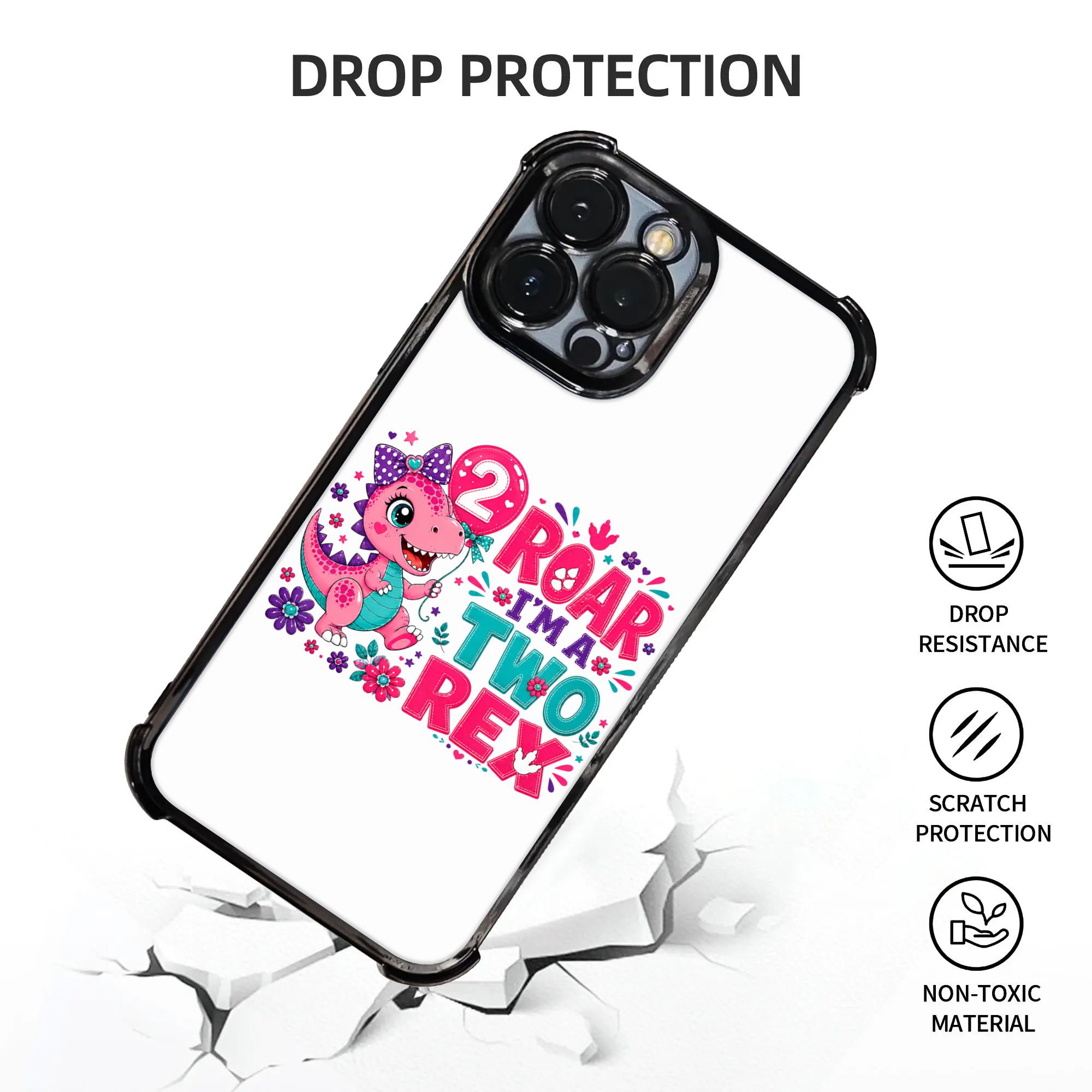 Kids Roar I'm A Two Rex Dinosa - Phone Cases For Boys recensie en prijs