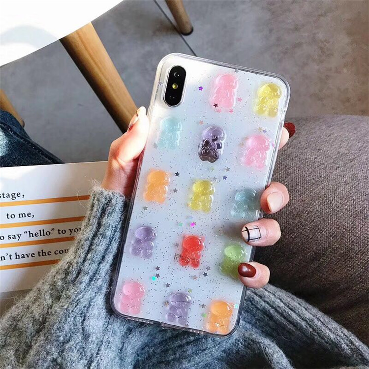 Leuke 3D Kleurrijke Beer Drupp - Phone Cases Drop Proof recensie en prijs