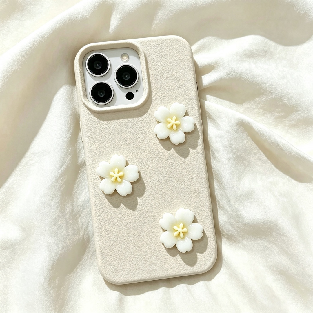 Girly 3D kersenbloesem zachte  - Phone Cases Girly recensie en prijs