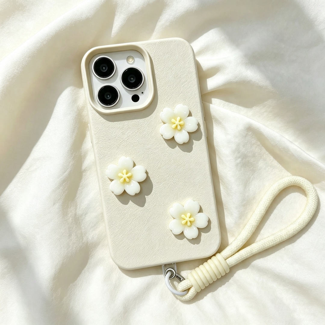 Girly 3D kersenbloesem zachte  - Phone Cases Girly recensie en prijs