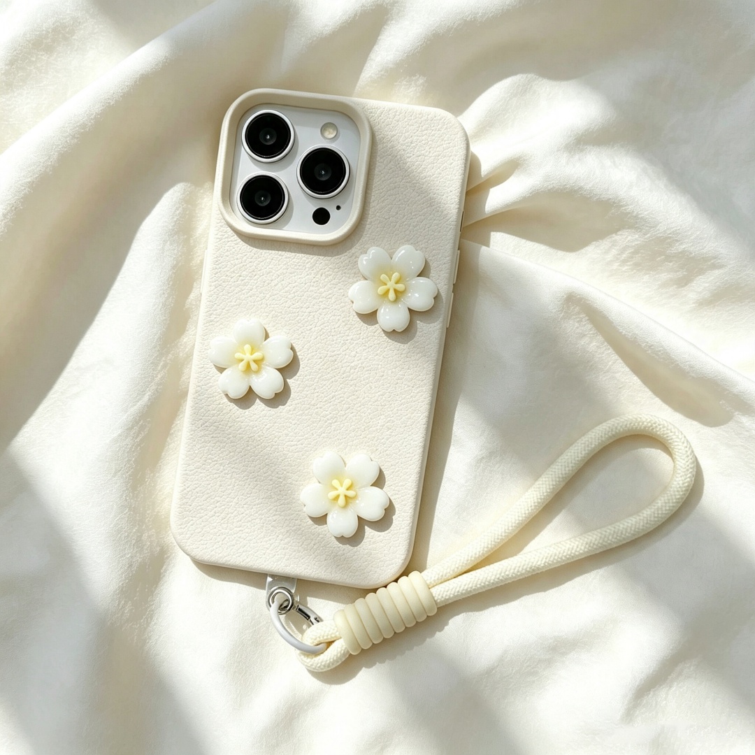 Girly 3D kersenbloesem zachte  - Phone Cases Girly recensie en prijs