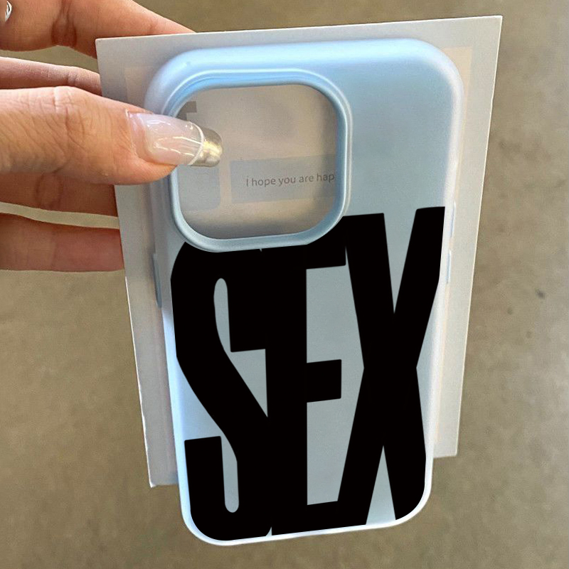 Stijlvolle Engelse Letter Sex  - Phone Cases Girly recensie en prijs