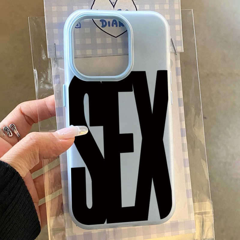 Stijlvolle Engelse Letter Sex  - Phone Cases Girly recensie en prijs