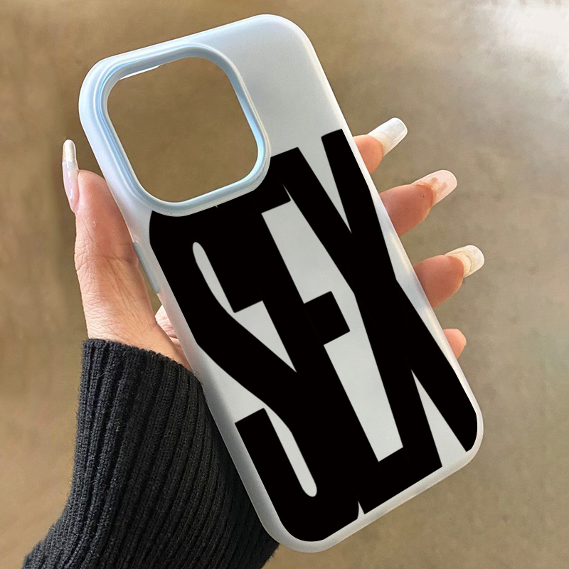 Stijlvolle Engelse Letter Sex  - Phone Cases Girly recensie en prijs