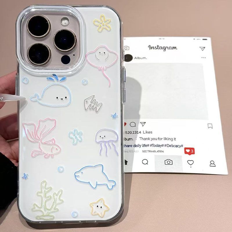 Lijntekeningen Van Kleine Zeeb - Phone Cases Drop Proof recensie en prijs