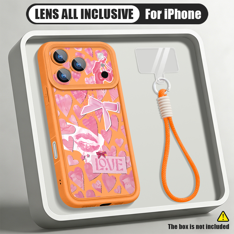 Liefdeshartjespatroon met riem - Phone Cases With Straps recensie en prijs