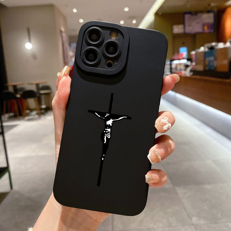 Jesus Cross Geschilderd Anti-S - Phone Cases Jesus recensie en prijs