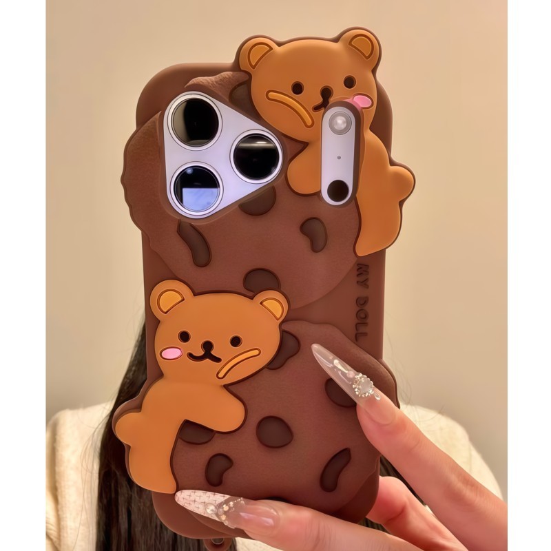 3D Cartoon Kawaii Biscuit Beer - Phone Cases Girly recensie en prijs