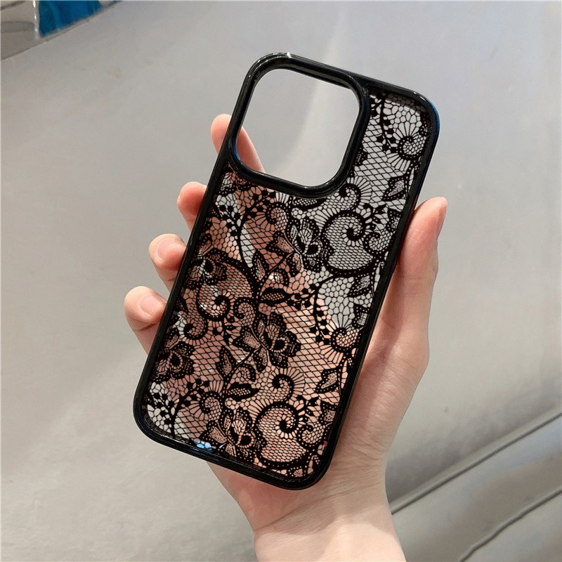 Vintage bloemenkant patroon te - Phone Cases Redmi recensie en prijs