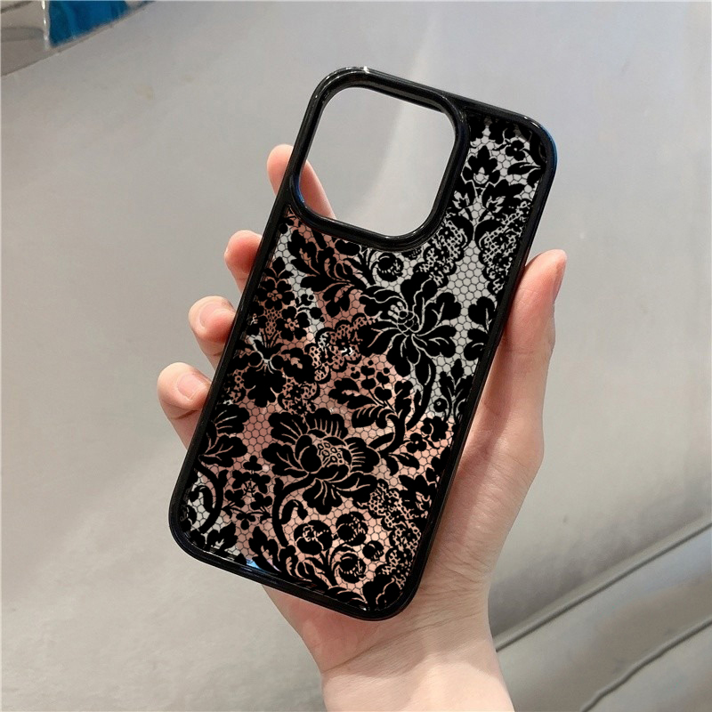 Vintage bloemenkant patroon te - Phone Cases Redmi recensie en prijs