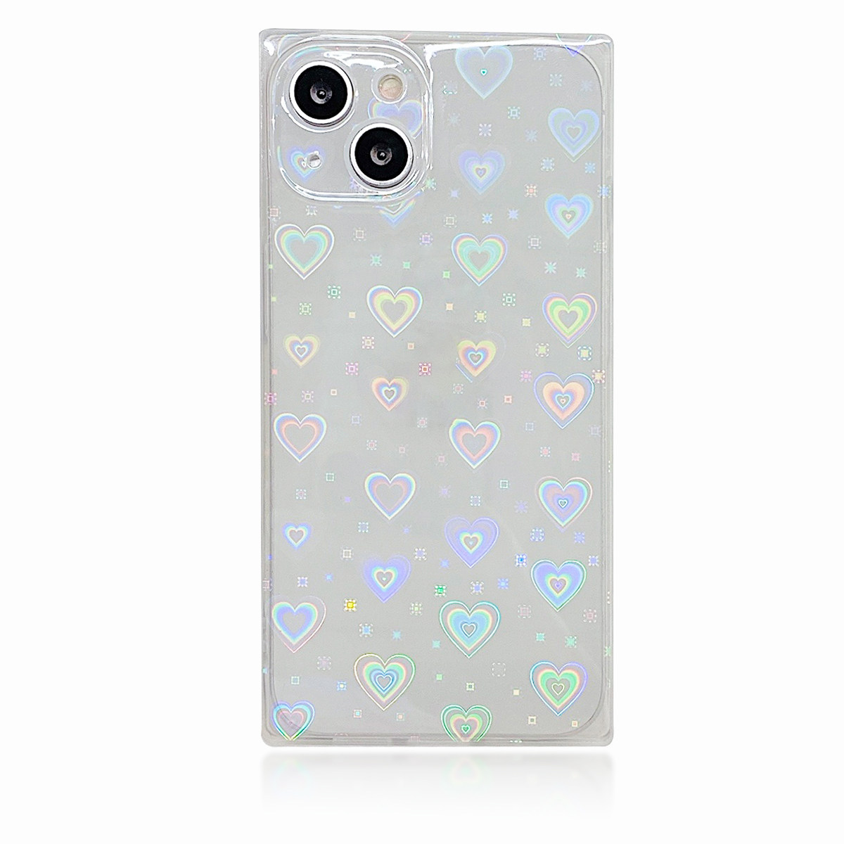 Telefoonhoesje met hartpatroon - Glitter Shockproof Case recensie en prijs
