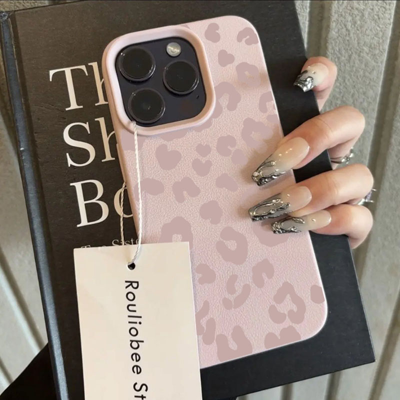 Roze Luipaard Print Lichee Pat - Phone Cases Leopard Print recensie en prijs