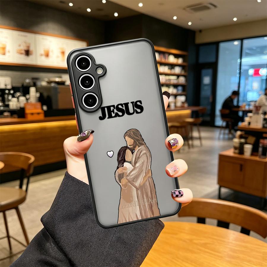 Cartoon Jezus Omhelzing Telefo - Phone Cases Jesus recensie en prijs
