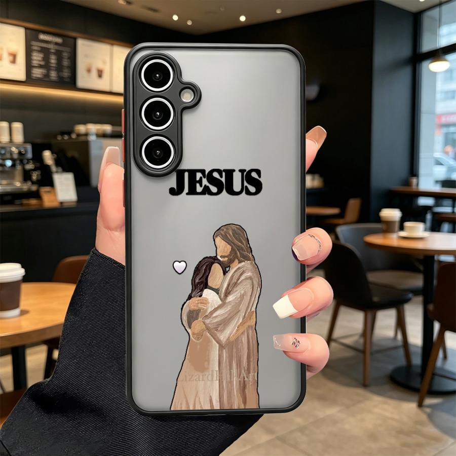 Cartoon Jezus Omhelzing Telefo - Phone Cases Jesus recensie en prijs