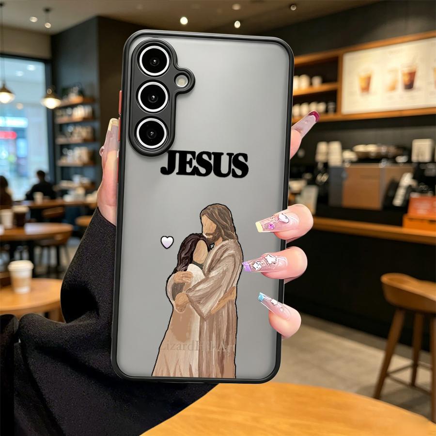 Cartoon Jezus Omhelzing Telefo - Phone Cases Jesus recensie en prijs