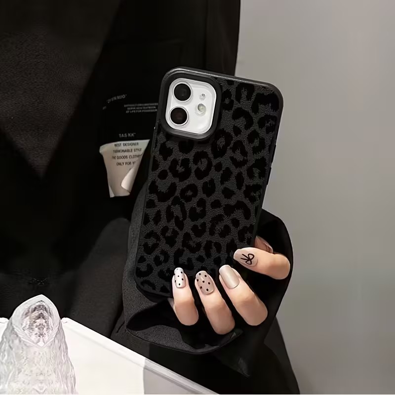 Stootvaste zwarte luipaard-lyc - Phone Cases Leopard Print recensie en prijs