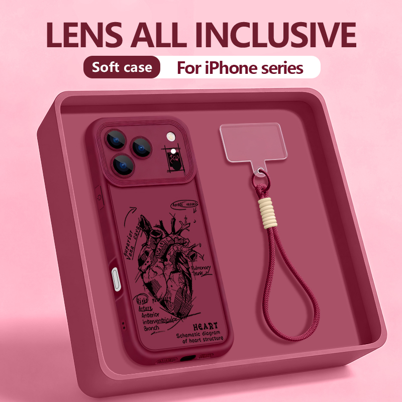 Creatief Hartmodel Patroon Lan - Phone Cases With Straps recensie en prijs