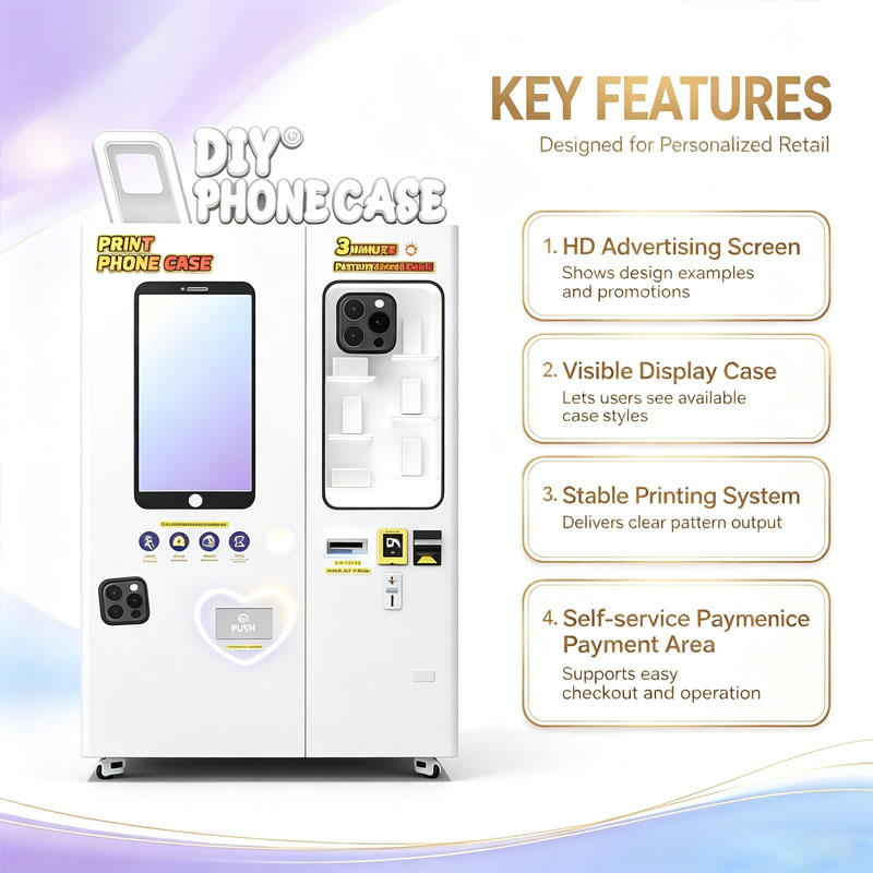 Automatische telefoonhoesjesve - Phone Cases Vending Machine recensie en prijs