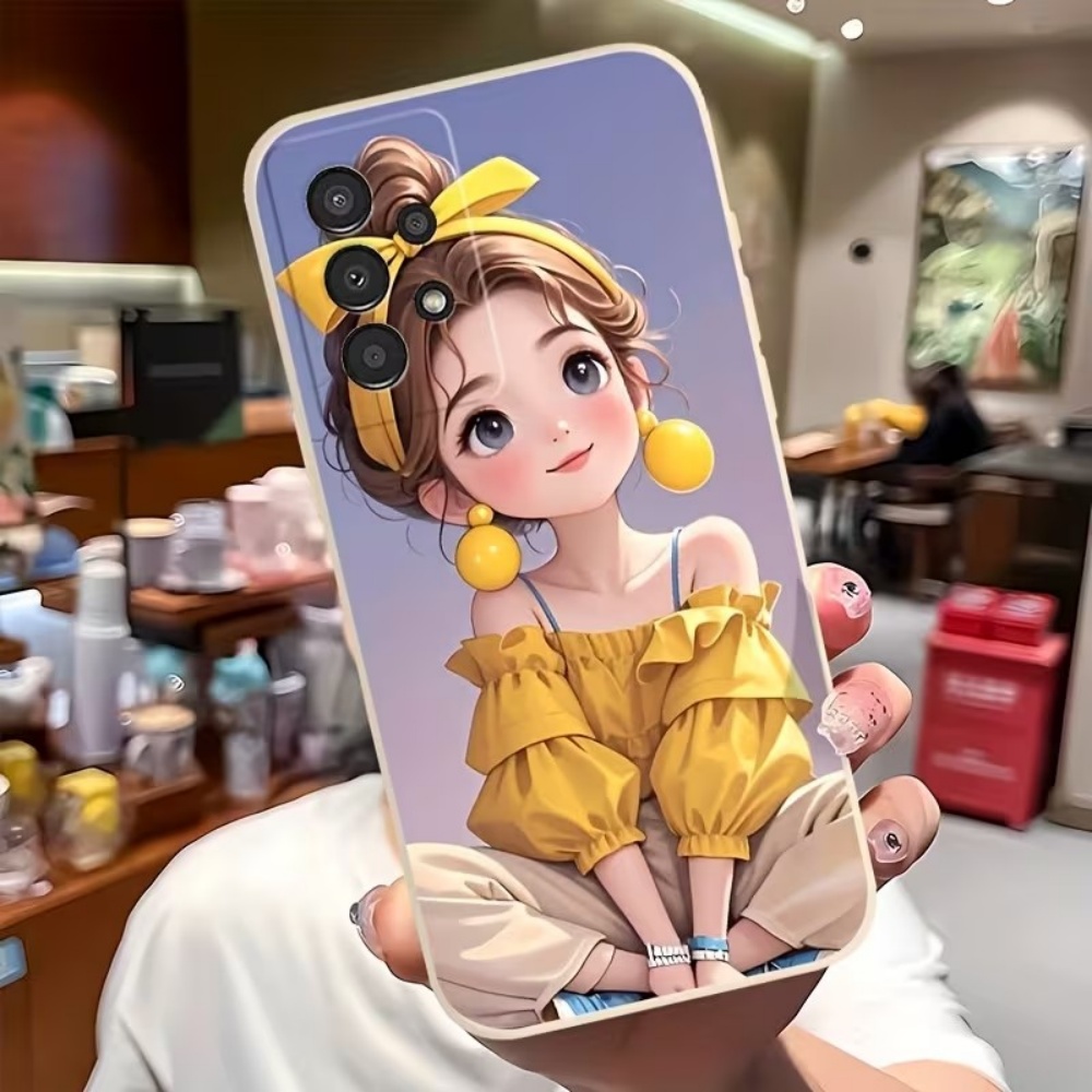 Schattig cartoonmeisjes patroo - Phone Cases Girly recensie en prijs